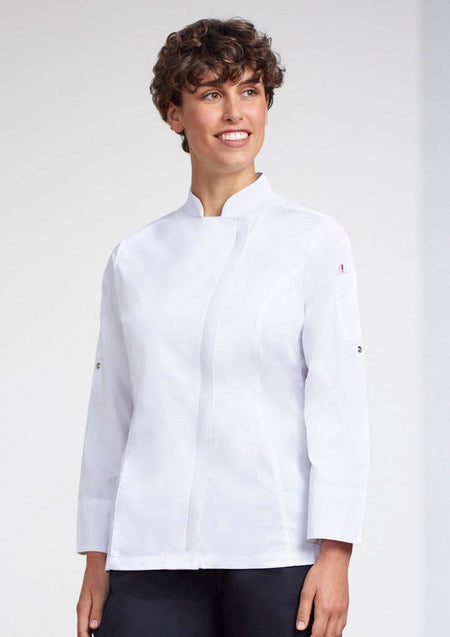 Womens Alfresco Long Sleeve Chef Jacket - Simply Merchandise