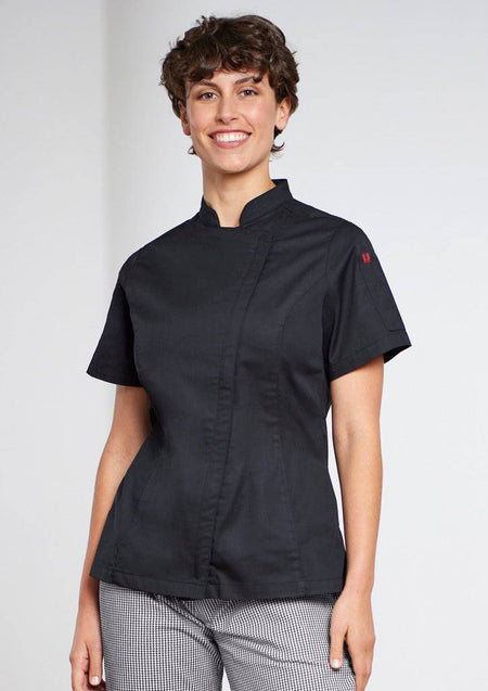 Womens Alfresco Short Sleeve Chef Jacket - Simply Merchandise