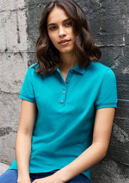 Womens City Short Sleeve Polo - Simply Merchandise