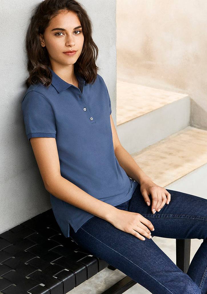 Womens City Short Sleeve Polo - Simply Merchandise