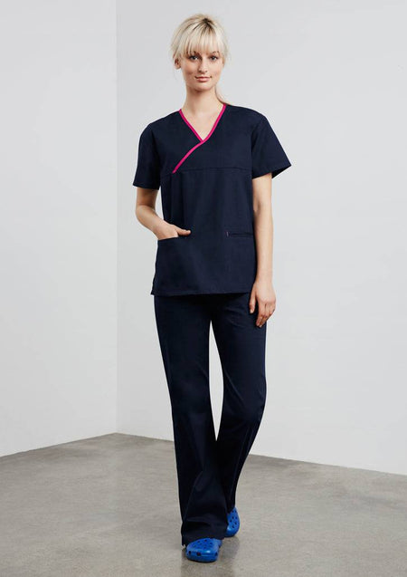 Womens Contrast Scrub Top - Simply Merchandise