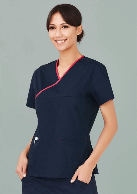 Womens Contrast Scrub Top - Simply Merchandise