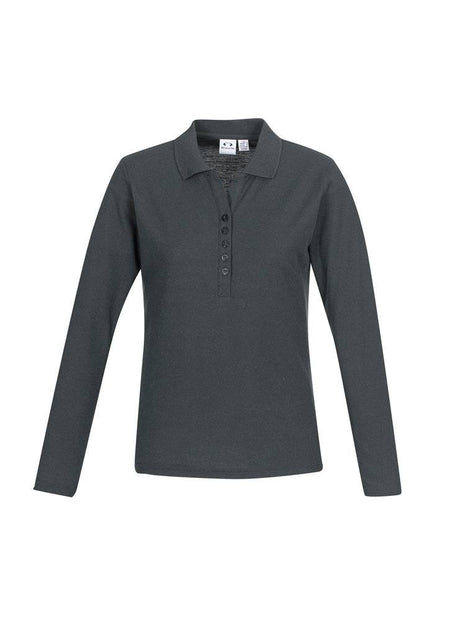 Womens Crew Long Sleeve Polo - Simply Merchandise