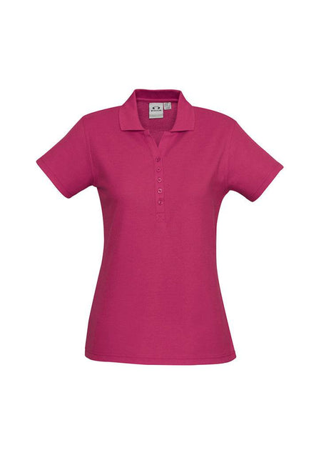 Womens Crew Short Sleeve Polo - Simply Merchandise