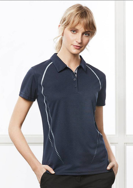 Womens Cyber Short Sleeve Polo - Simply Merchandise