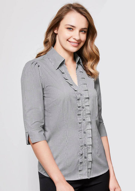 Womens Edge 3/4 Sleeve Shirt - Simply Merchandise