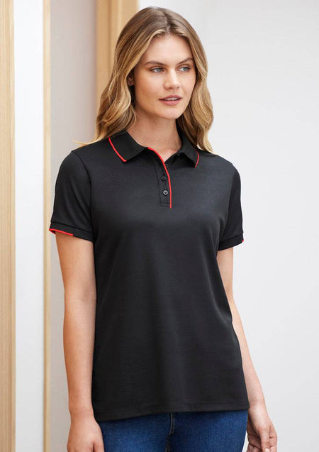 Womens Focus Short Sleeve Polo - Simply Merchandise