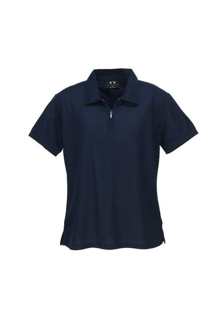 Womens Micro Waffle Short Sleeve Polo - Simply Merchandise