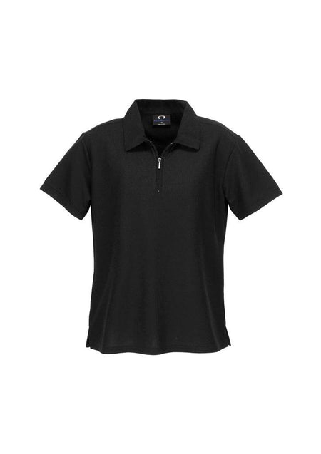 Womens Micro Waffle Short Sleeve Polo - Simply Merchandise