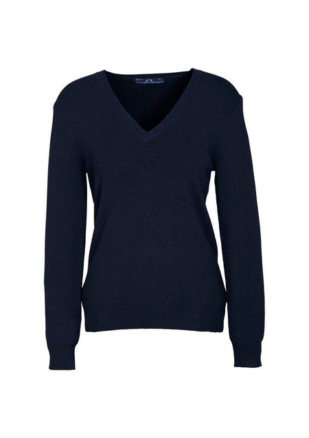 Womens V-Neck Knit Pullover - Simply Merchandise